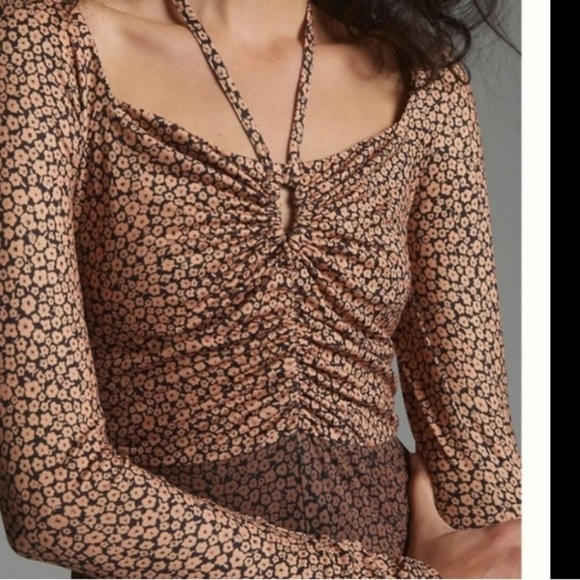 Anthropologie NWT Hutch Printed Cut-Out Jumpsuit Size S. - Picture 5 of 9